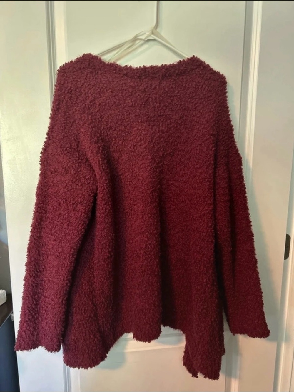 SWEET&SINFUL Teddy Jacket in Burgundy XL Like New - Picture 2 of 3
